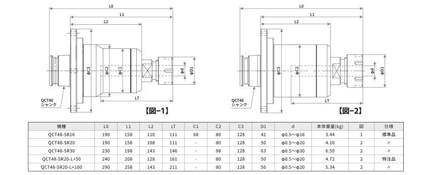 QCT48SR162030_寸法図