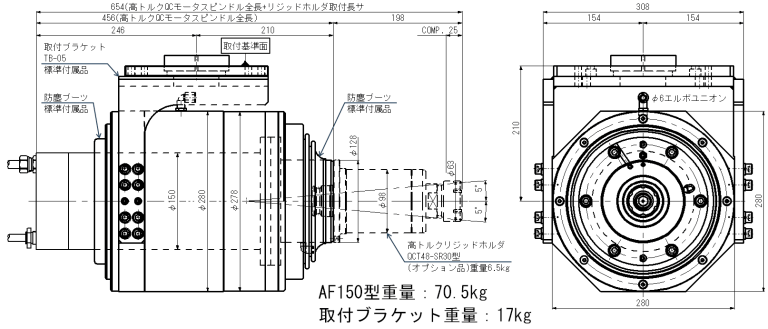 高トルク型エアフロートアタッチメント AF150型□システム販売