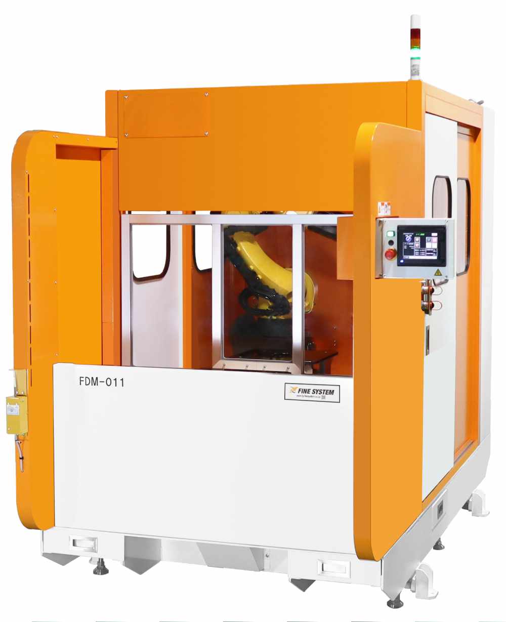 中型バリ取りロボットセル FDM-011型